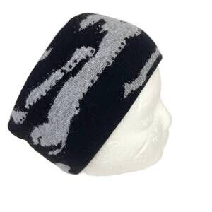 NEW MITCHIE'S MATCHINGS women's crystal camoflouge winter knitted headband in bl